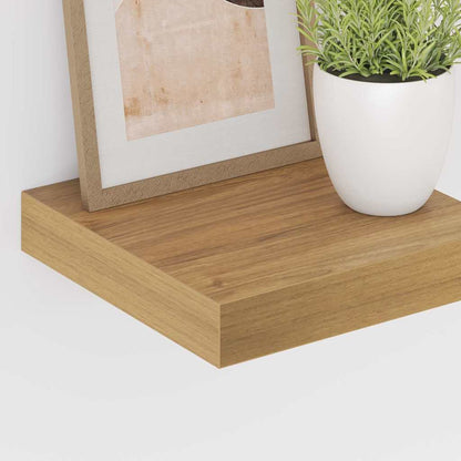 Wall Shelf Wall-mounted Brown 23 x 23.5 x 4 cm Engineered Wood