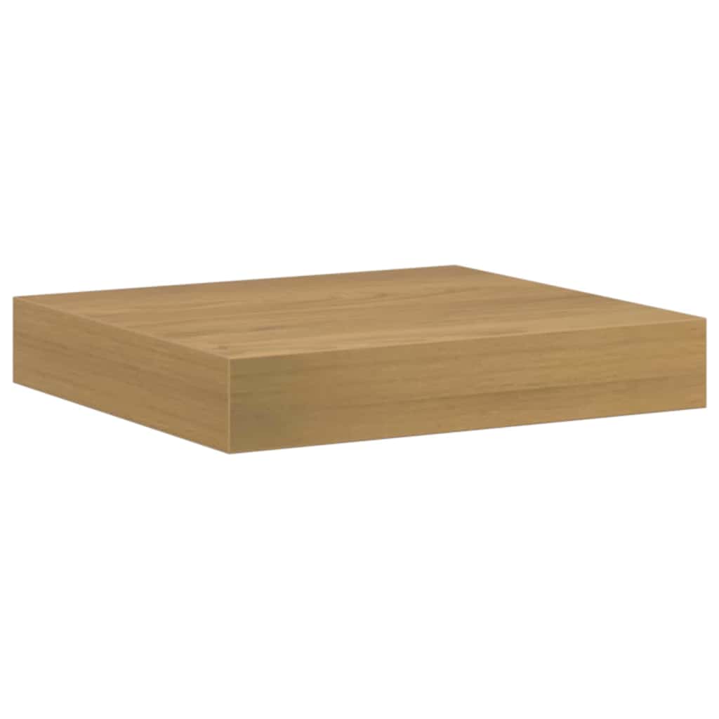Wall Shelf Wall-mounted Brown 23 x 23.5 x 4 cm Engineered Wood