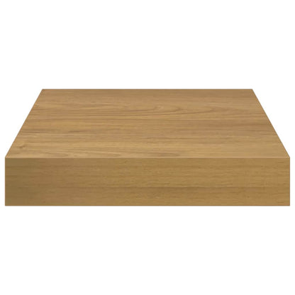 Wall Shelf 2 pcs Brown 23 x 23.5 x 4 cm Engineered Wood