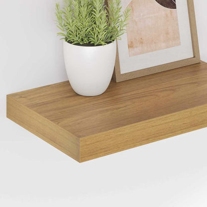 Wall Shelf Wall-mounted Brown 40 x 23.5 x 4 cm Engineered Wood