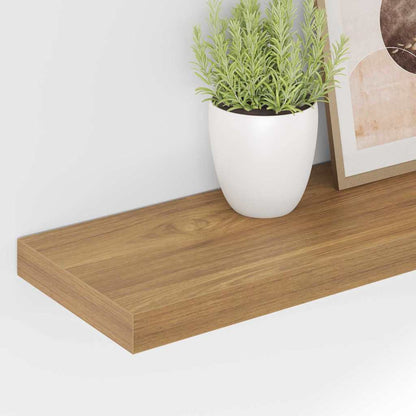 Wall Shelf Wall-mounted Brown 50 x 23 x 4 cm Engineered Wood