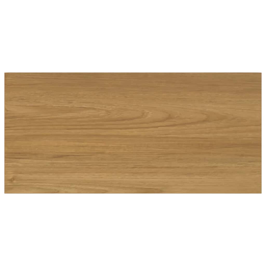 Wall Shelf Wall-Mounted 2 pcs Brown 50 x 23.5 x 3.8 cm