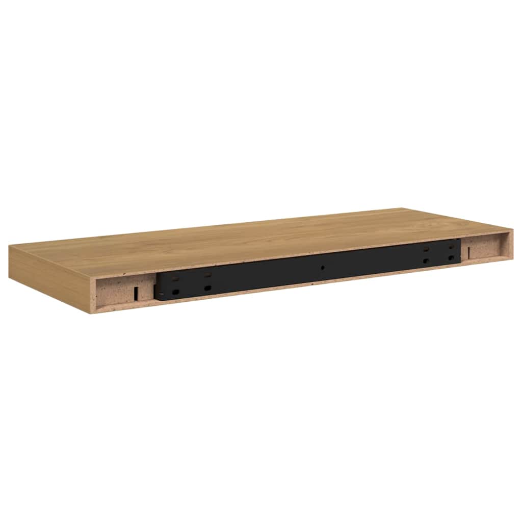 Wall Shelf Wall-mounted Brown 60 x 23 x 4 cm Engineered Wood