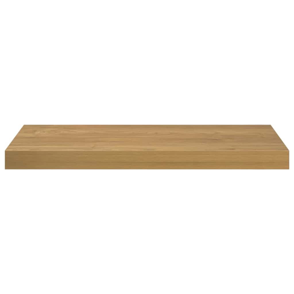 Wall Shelf 2 pcs Brown 60 x 23 x 4 cm Engineered Wood