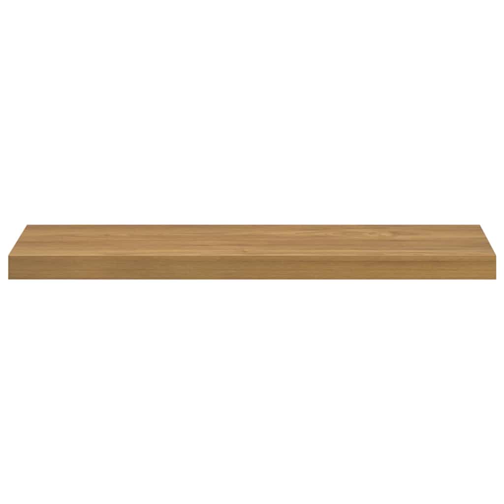 Wall Shelf Wall-Mounted 2 pcs Brown 80 x 23.5 x 3.8 cm