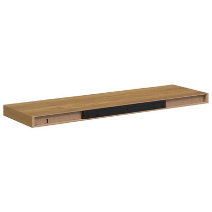 Wall Shelf Wall-Mounted Brown 90 x 23.5 x 3.8 cm