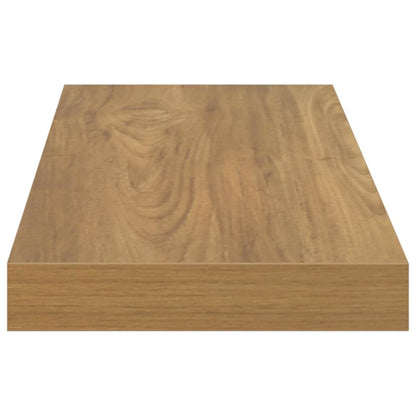 Wall Shelf Wall-Mounted Brown 90 x 23.5 x 3.8 cm