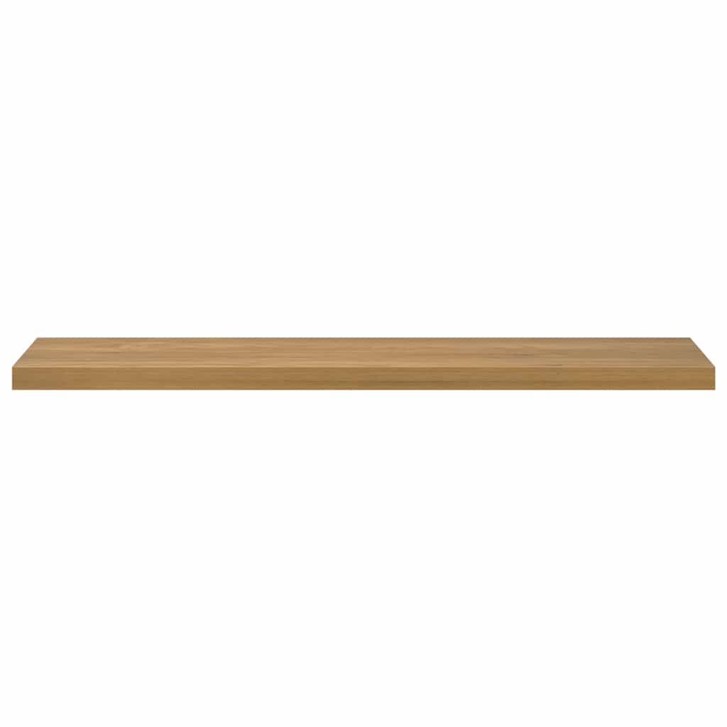 Wall Shelf Wall-Mounted 2 pcs Brown 120 x 23.5 x 3.8 cm