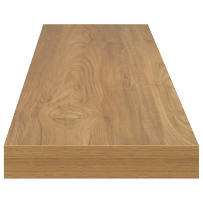 Wall Shelf Wall-Mounted 2 pcs Brown 120 x 23.5 x 3.8 cm