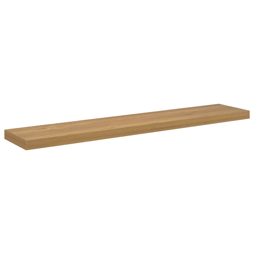 Wall Shelf Wall-Mounted 4 pcs Brown 120 x 23.5 x 3.8 cm