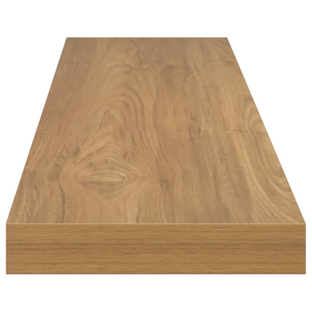 Wall Shelf Wall-Mounted 4 pcs Brown 120 x 23.5 x 3.8 cm