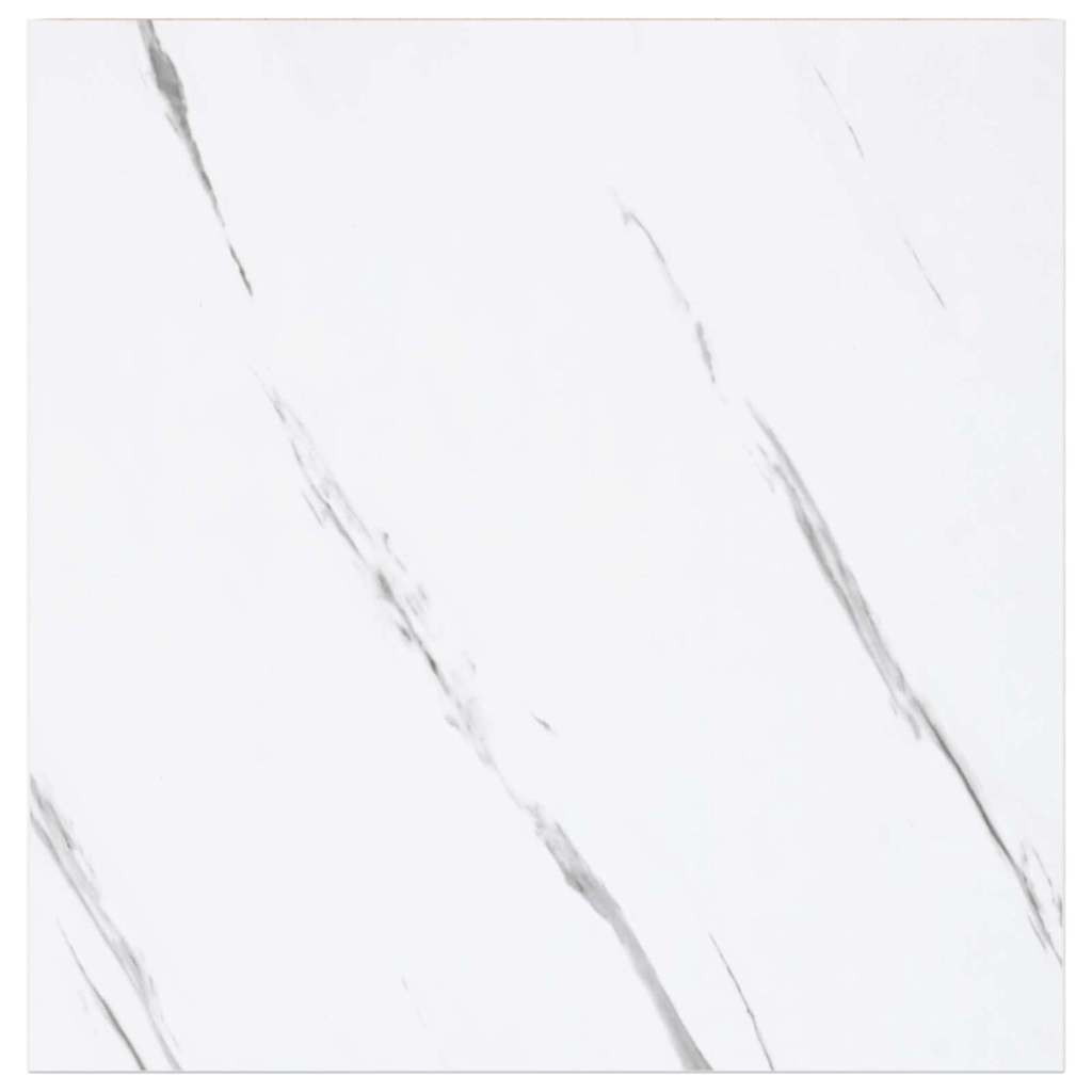 Wall Shelf White Marble 23 x 23.5 x 4 cm Engineered Wood
