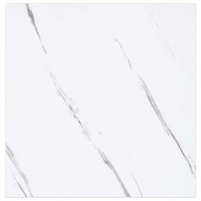 Wall Shelf White Marble 23 x 23.5 x 4 cm Engineered Wood