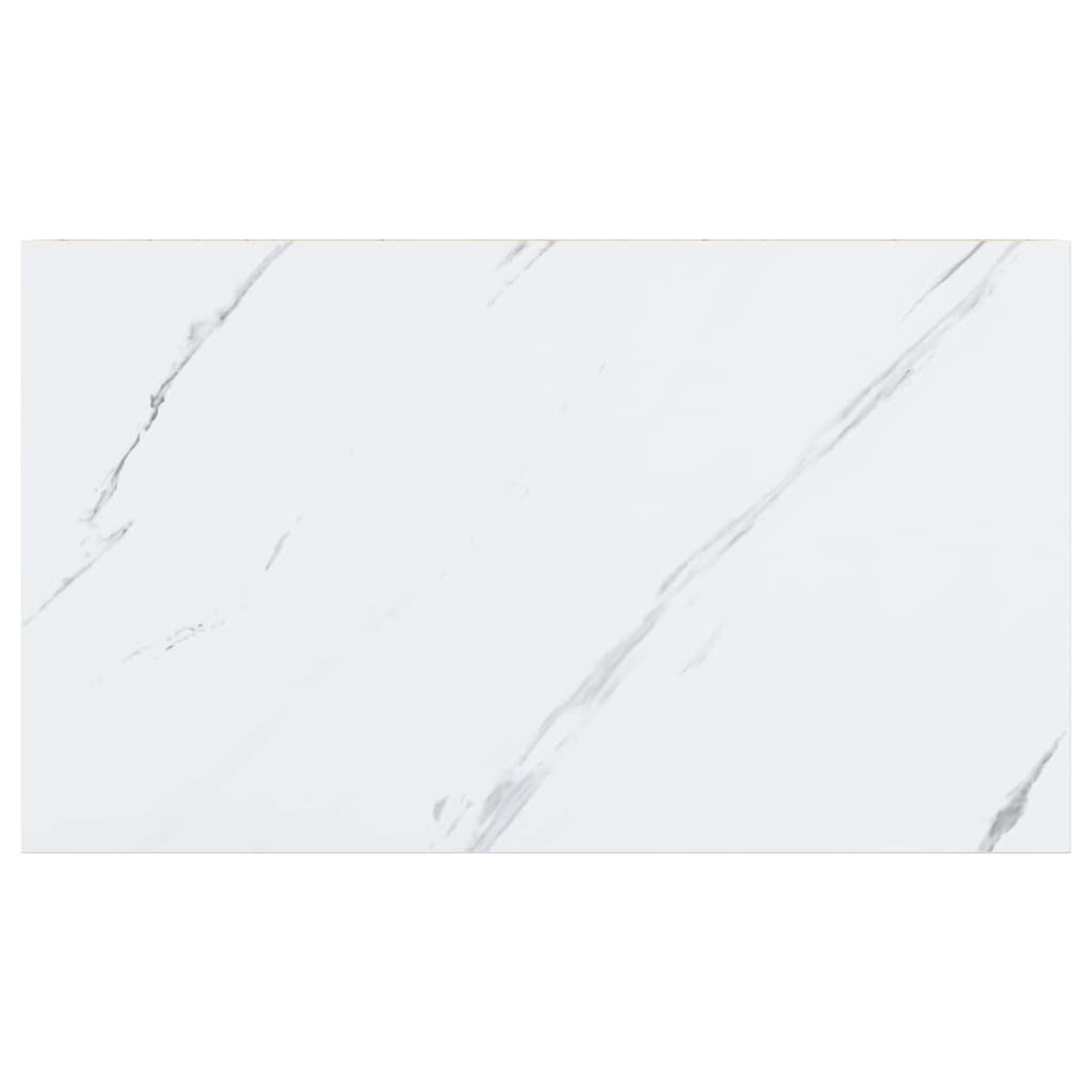 Wall Shelf 2 pcs White Marble 40 x 23.5 x 4 cm Engineered Wood