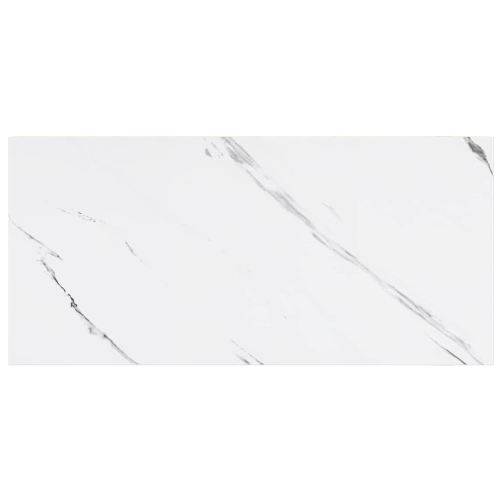 Wall Shelf White Marble 50 x 23 x 4 cm Engineered Wood