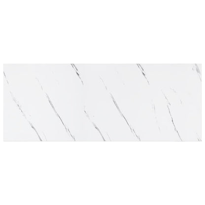Wall Shelf Wall-Mounted White Marble 60 x 23.5 x 3.8 cm