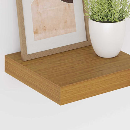 Wall Shelf 4 pcs Beige 23 x 23.5 x 4 cm Engineered Wood