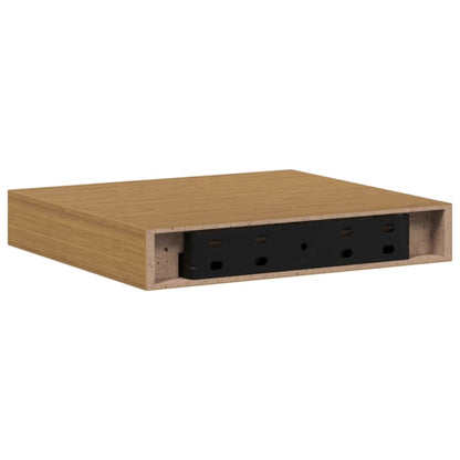Wall Shelf 4 pcs Beige 23 x 23.5 x 4 cm Engineered Wood