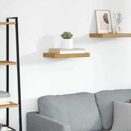 Wall Shelf Wall-Mounted Beige 40 x 23.5 x 3.8 cm