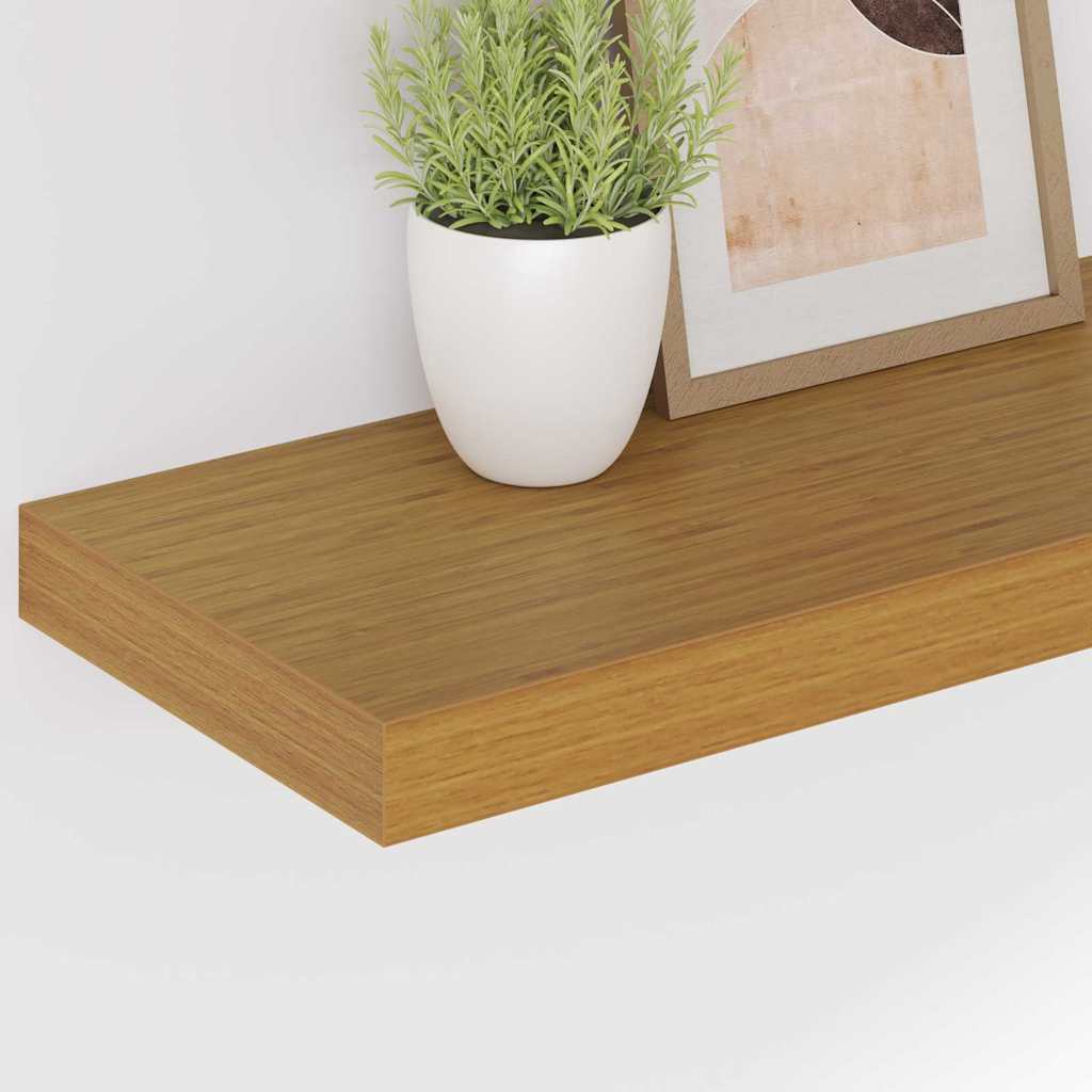 Wall Shelf Wall-mounted Beige 50 x 23 x 4 cm Engineered Wood