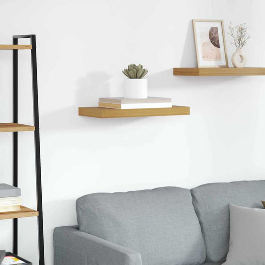 Wall Shelf Wall-Mounted Beige 50 x 23.5 x 3.8 cm