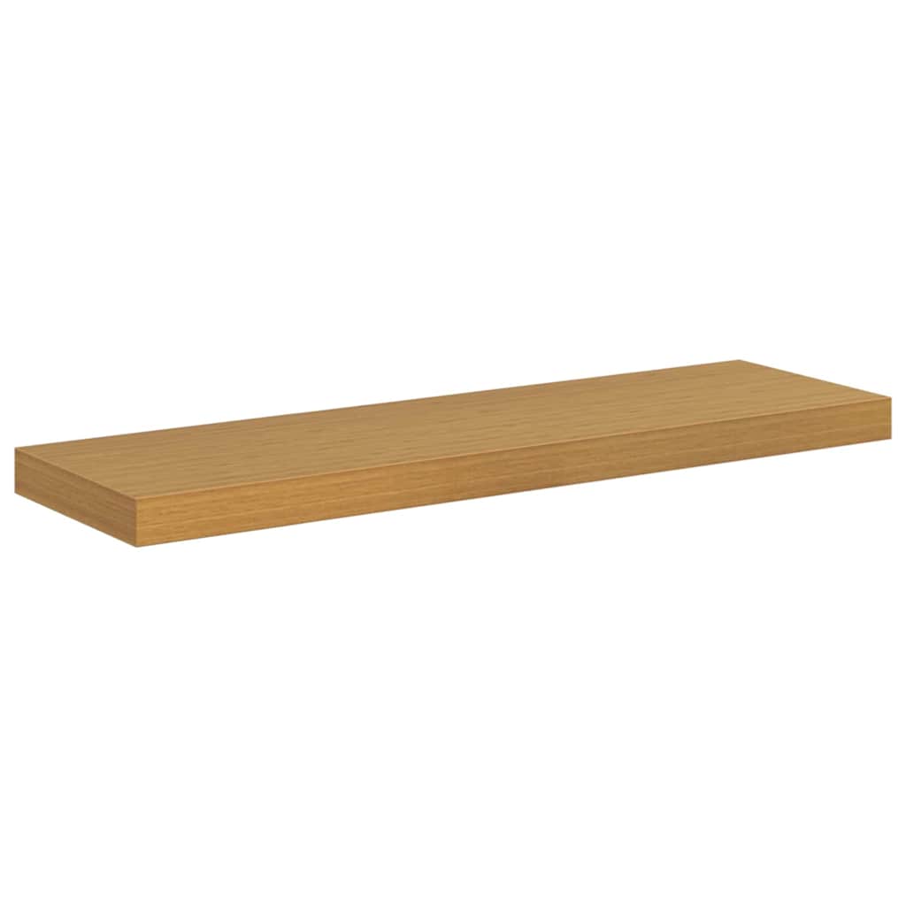 Wall Shelf 2 pcs Beige 90 x 23.5 x 4 cm Engineered Wood