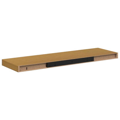 Wall Shelf 4 pcs Beige 90 x 23.5 x 4 cm Engineered Wood