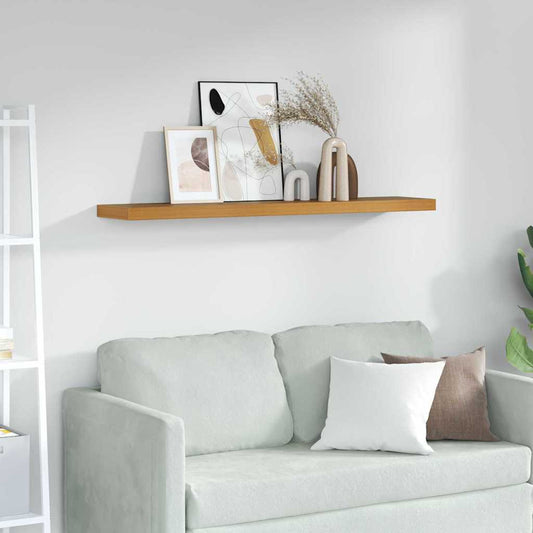 Wall Shelf Wall-Mounted Beige 120 x 23.5 x 3.8 cm