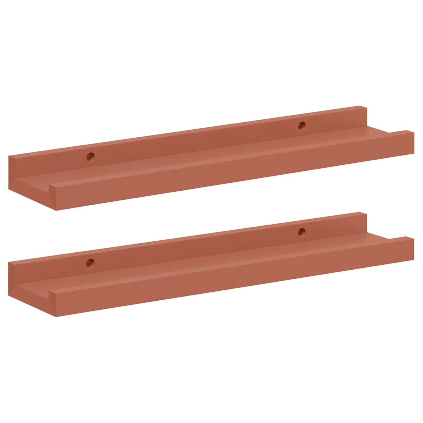 Wall Shelf Wall-Mounted 2 pcs Red 40 x 9 x 3 cm Engineered Wood