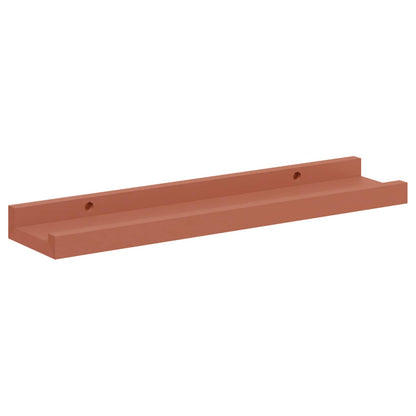 Wall Shelf Wall-Mounted 2 pcs Red 40 x 9 x 3 cm Engineered Wood