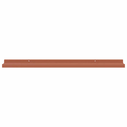 Wall Shelf with Shelf 2 pcs Red 80 x 9 x 3 cm Engineered Wood
