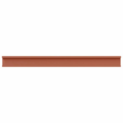 Wall Shelf with Shelf 2 pcs Red 100 x 9 x 3 cm Engineered Wood