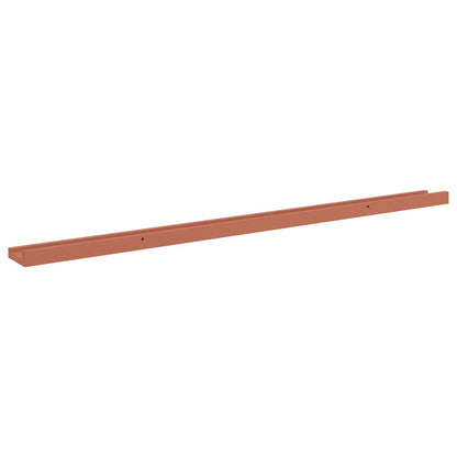 Wall Shelf with Shelf 2 pcs Red 115 x 9 x 3 cm Engineered Wood