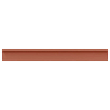 Wall Shelf with Shelf 4 pcs Red 80 x 9 x 3 cm Engineered Wood