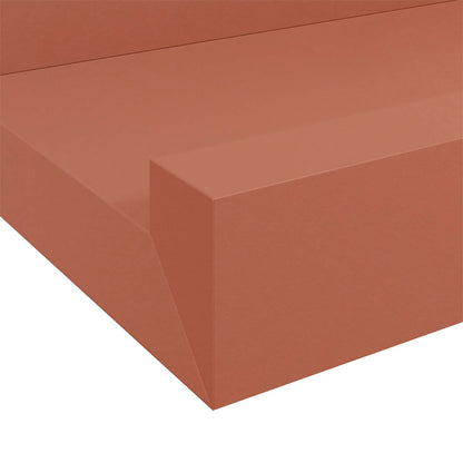 Wall Shelf with Shelf 4 pcs Red 100 x 9 x 3 cm Engineered Wood