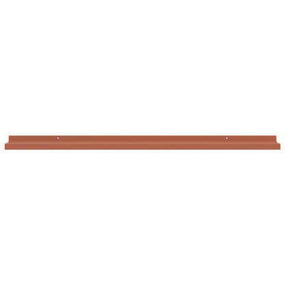 Wall Shelf with Shelf 4 pcs Red 100 x 9 x 3 cm Engineered Wood