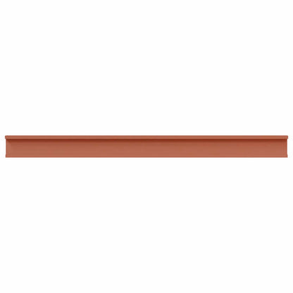 Wall Shelf with Shelf 4 pcs Red 115 x 9 x 3 cm Engineered Wood