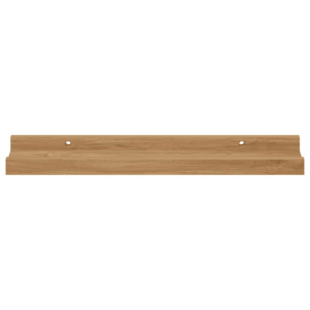 Wall Shelf Wall-Mounted 4 pcs Brown 40 x 9 x 3 cm