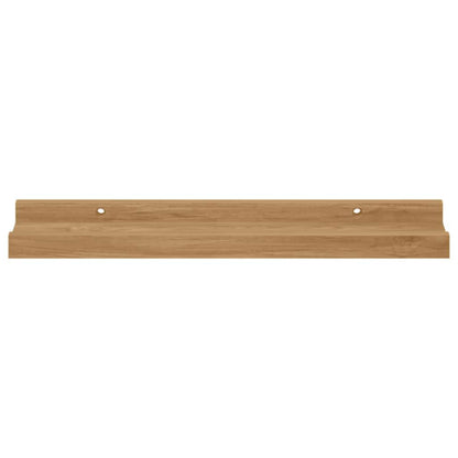 Wall Shelf Wall-Mounted 4 pcs Brown 40 x 9 x 3 cm