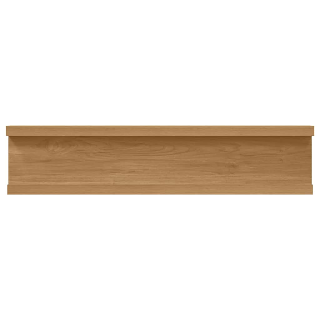 Wall Shelf Wall-Mounted 4 pcs Brown 40 x 9 x 3 cm