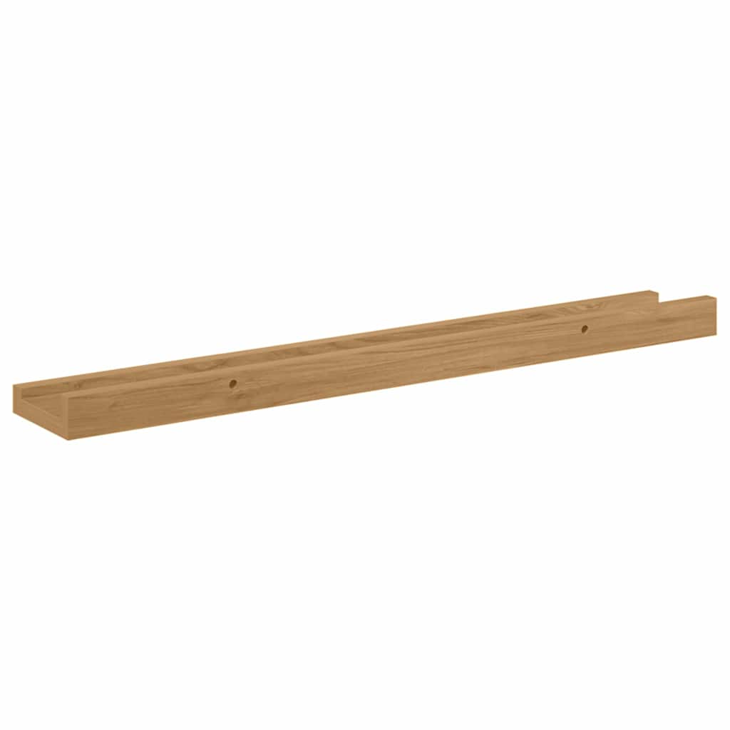 Wall Shelf Wall-Mounted 4 pcs Brown 60 x 9 x 3 cm