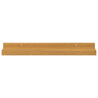 Wall Shelf with Shelf 2 pcs Beige 40 x 9 x 3 cm Engineered Wood