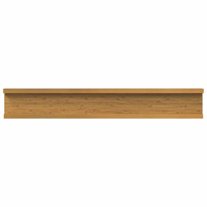 Wall Shelf with Shelf 2 pcs Beige 60 x 9 x 3 cm Engineered Wood