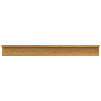 Wall Shelf with Shelf 2 pcs Beige 80 x 9 x 3 cm Engineered Wood