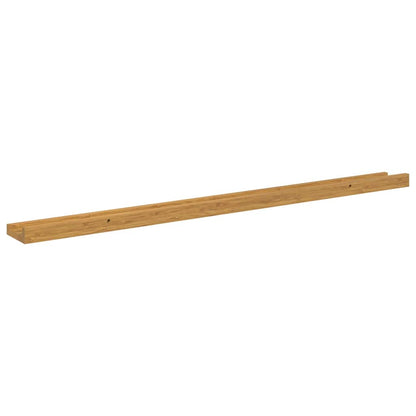 Wall Shelf 2 pcs Beige 100 x 9 x 3 cm Engineered Wood