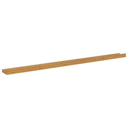 Wall Shelf 2 pcs Beige 115 x 9 x 3 cm Engineered Wood
