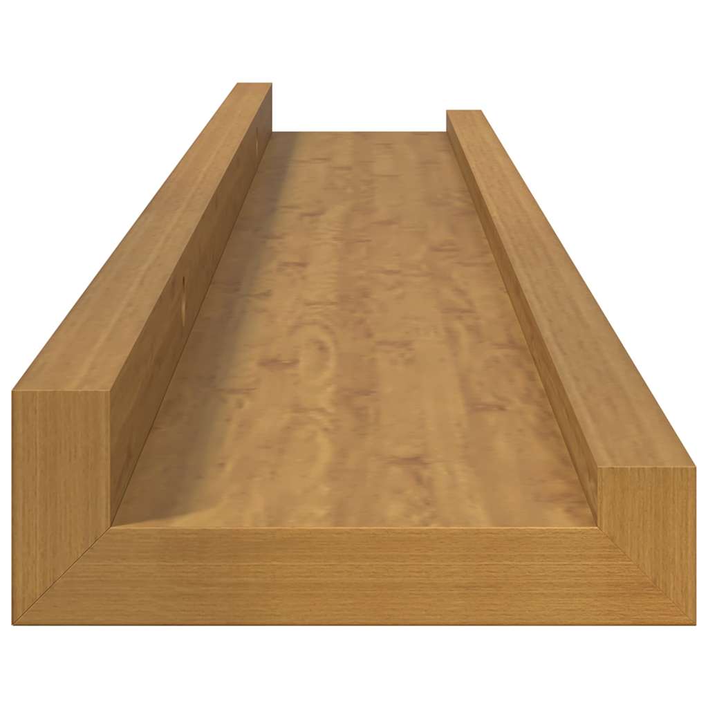 Wall Shelf Wall-Mounted 4 pcs Beige 60 x 9 x 3 cm