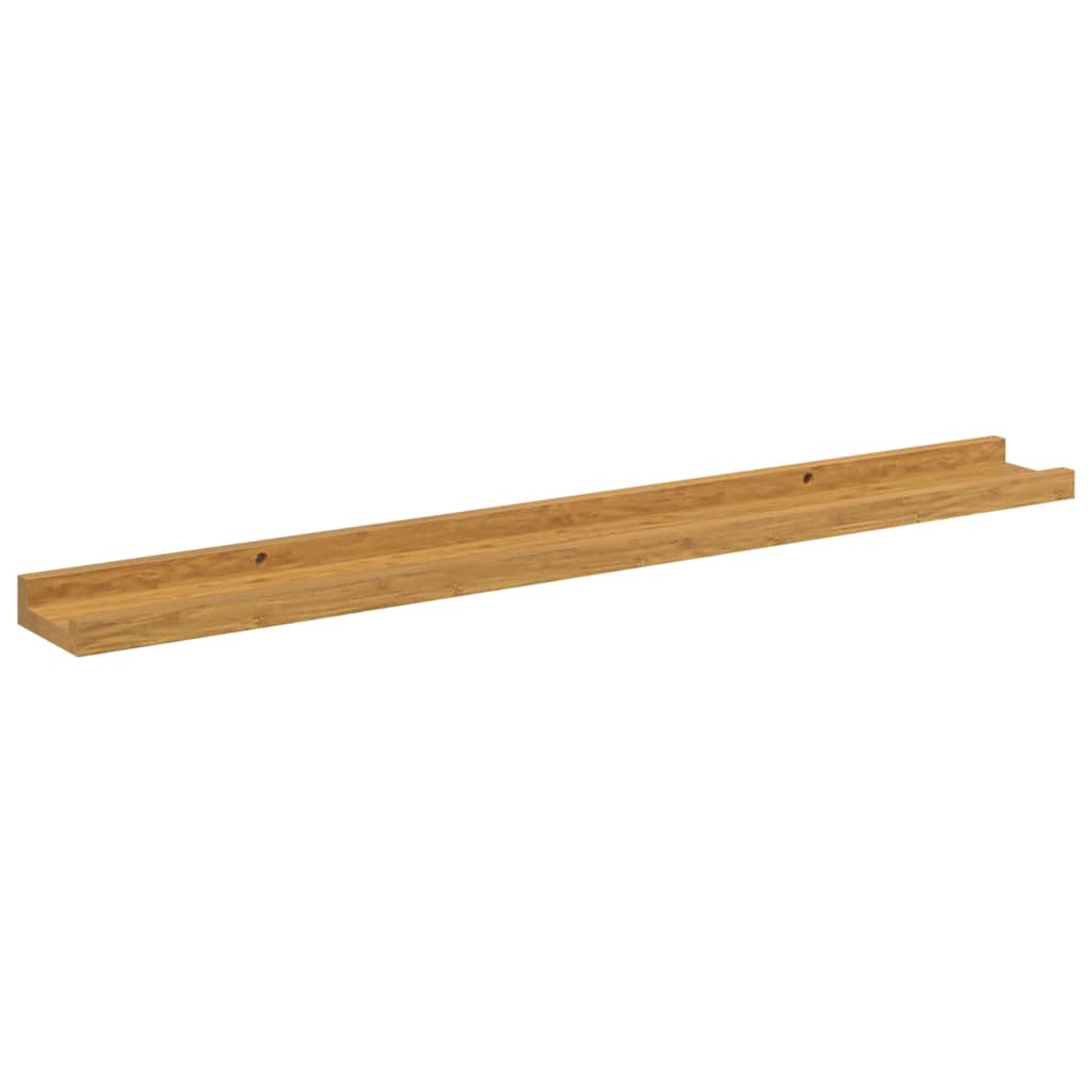 Wall Shelf Wall-Mounted 4 pcs Beige 80 x 9 x 3 cm