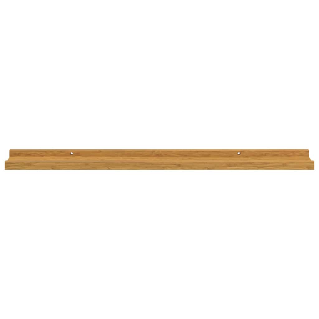 Wall Shelf Wall-Mounted 4 pcs Beige 80 x 9 x 3 cm