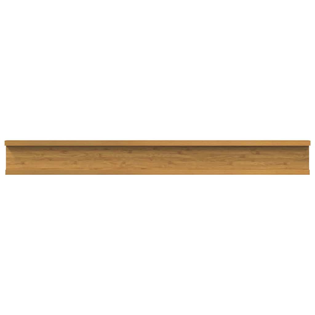 Wall Shelf Wall-Mounted 4 pcs Beige 80 x 9 x 3 cm